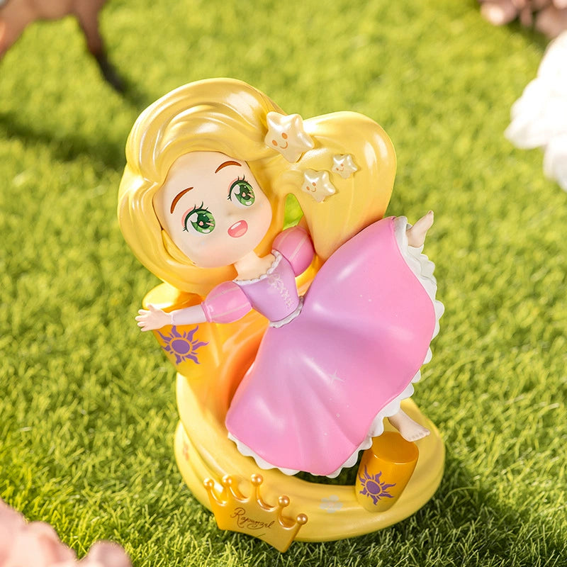 Disney Princess Chasing Dreams Series Blind Box Snow White Bell Mulan Love Princess Surrounding Desktop Ornaments Authentic LuminaToyz