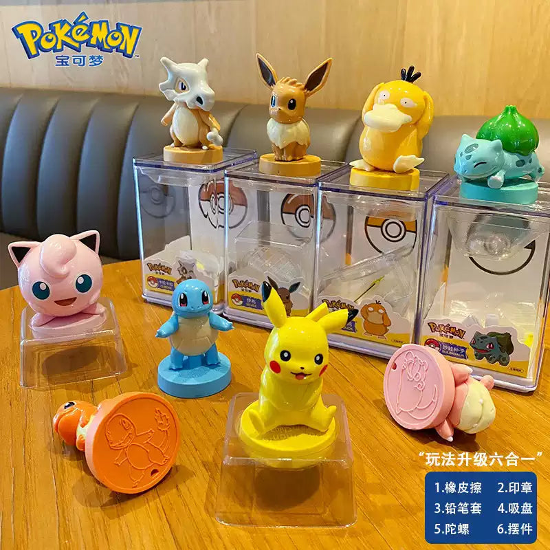 Pokémon Adventure Stamp Series 1 LuminaToyz clear box