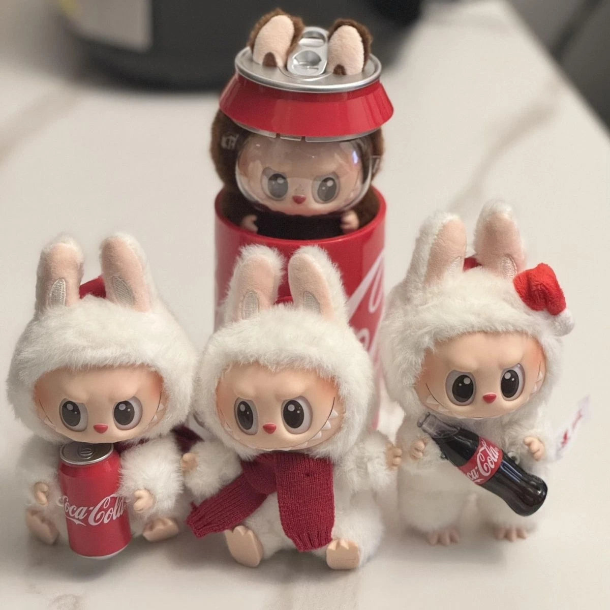 Labubu The Monster Labubu Coca-Cola Series Vinyl Plush Doll Blind Box POP MART