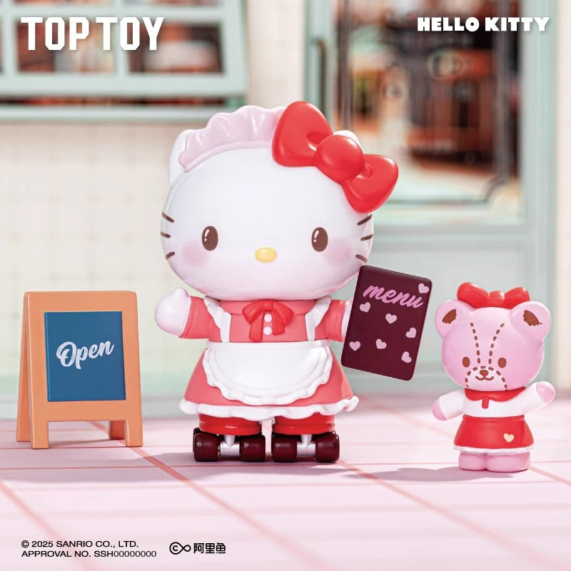 Sanrio Toptoy Roller Skating Restaurant Blind Box Figure TOP TOY