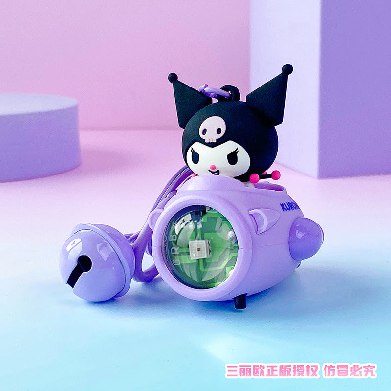 Sanrio Keychain Sunset Light Lamp Space Ship WonderToyz