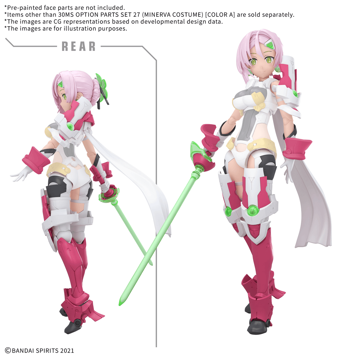 30MS OP-27 Option Parts Set 27 (Minerva Costume) (Color A)