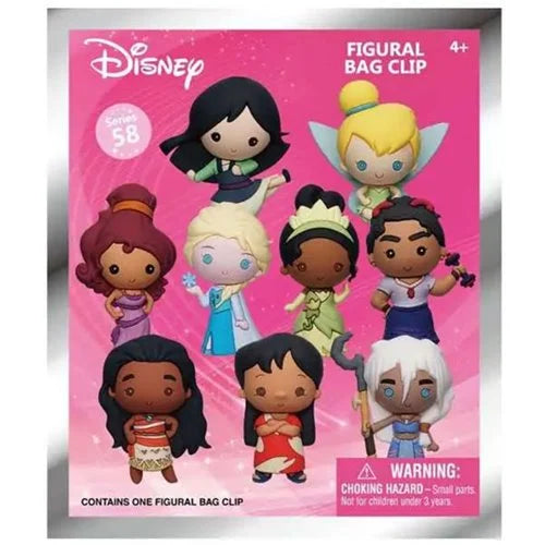 DISNEY GIRL POWER 3D FOAM BAG CLIP Monogram