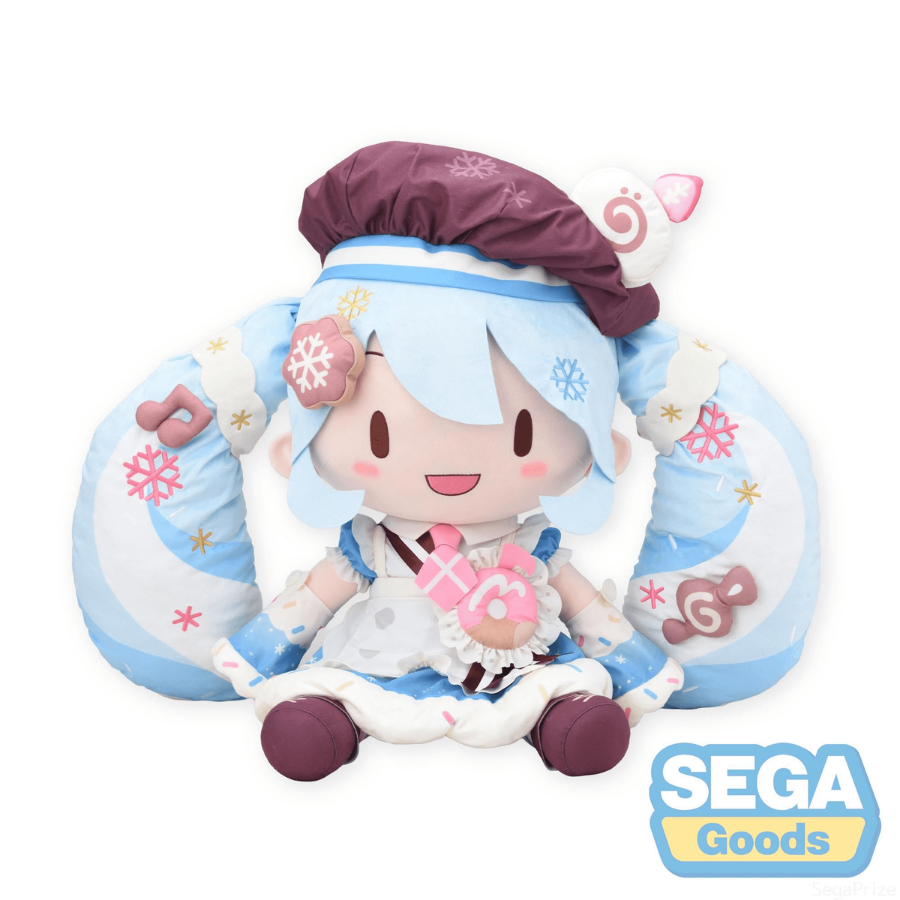 Hatsune Miku fuwa petit Snow Miku 2026 Dodeka Jumbo Plush SEGA