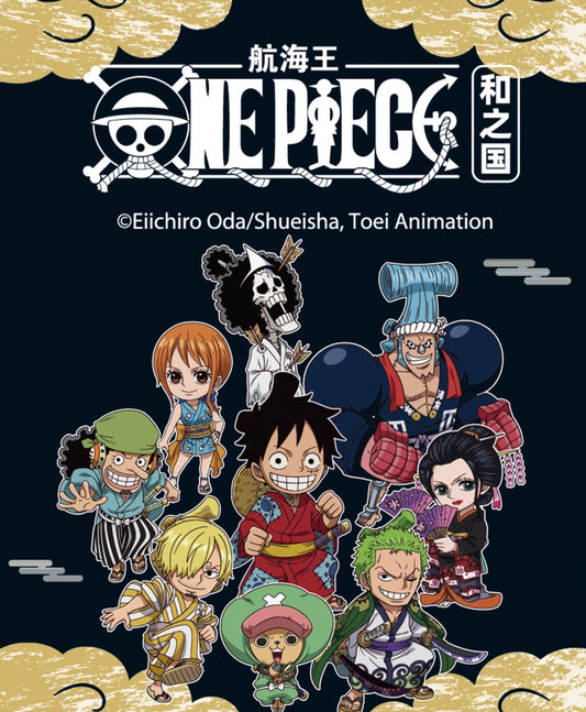 One Piece Wano Country Metal Keychain Blind Box LuminaToyz