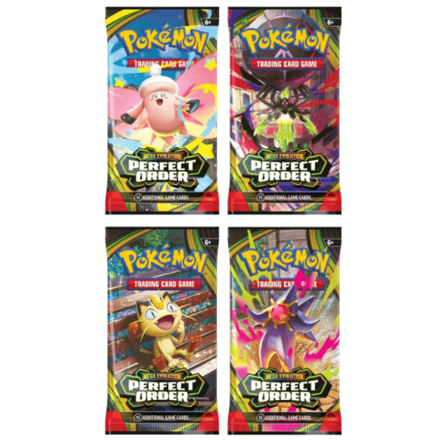 Pokémon TCG: Mega Evolution Perfect Order Booster Bundle 6 packs
