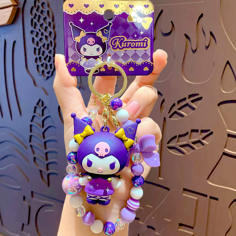 Sanrio beaded bracelet keychain WonderToyz