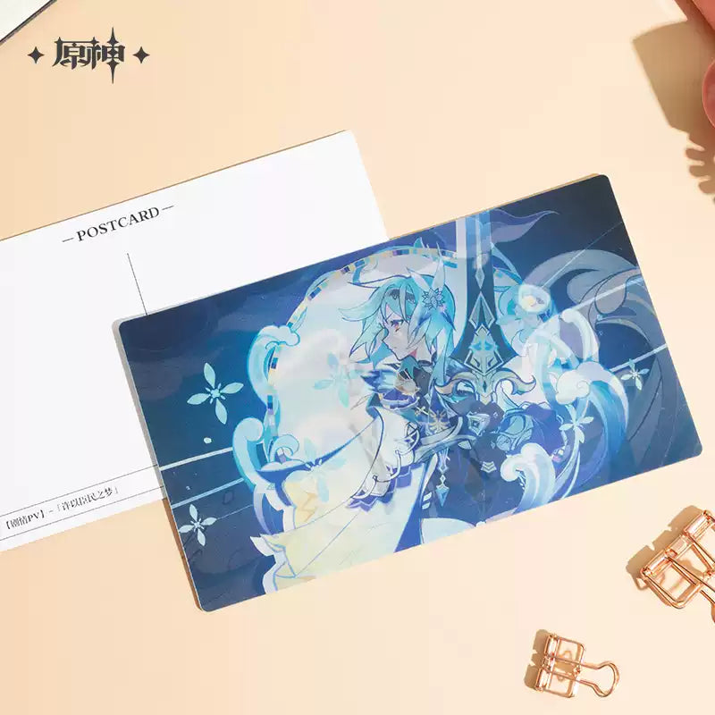 Genshin Impact Glance at the Transient World Series 3D Postcard Set - miHoYo