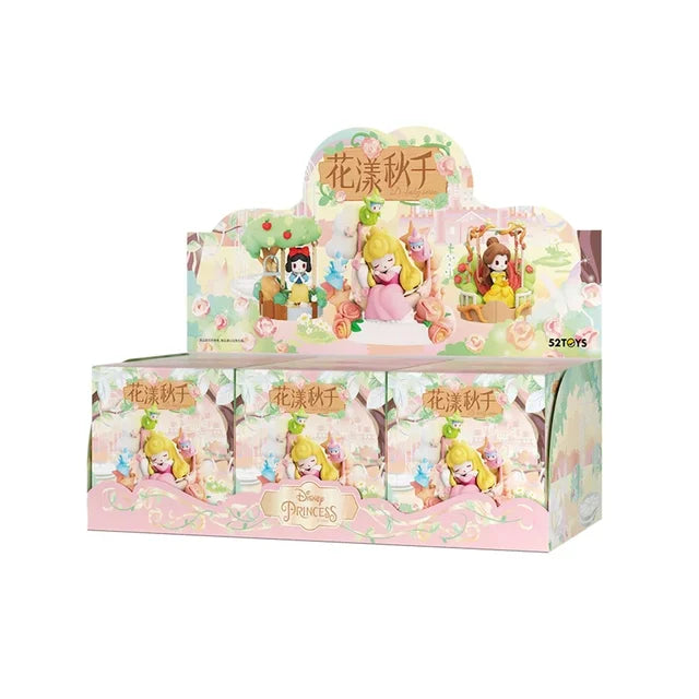 Disney Princess Sweetheart Flower Swing Series Cute Kawaii Princess Anime Figures X Model Kawaii Model Doll Ornaments Gi Pepper Joy