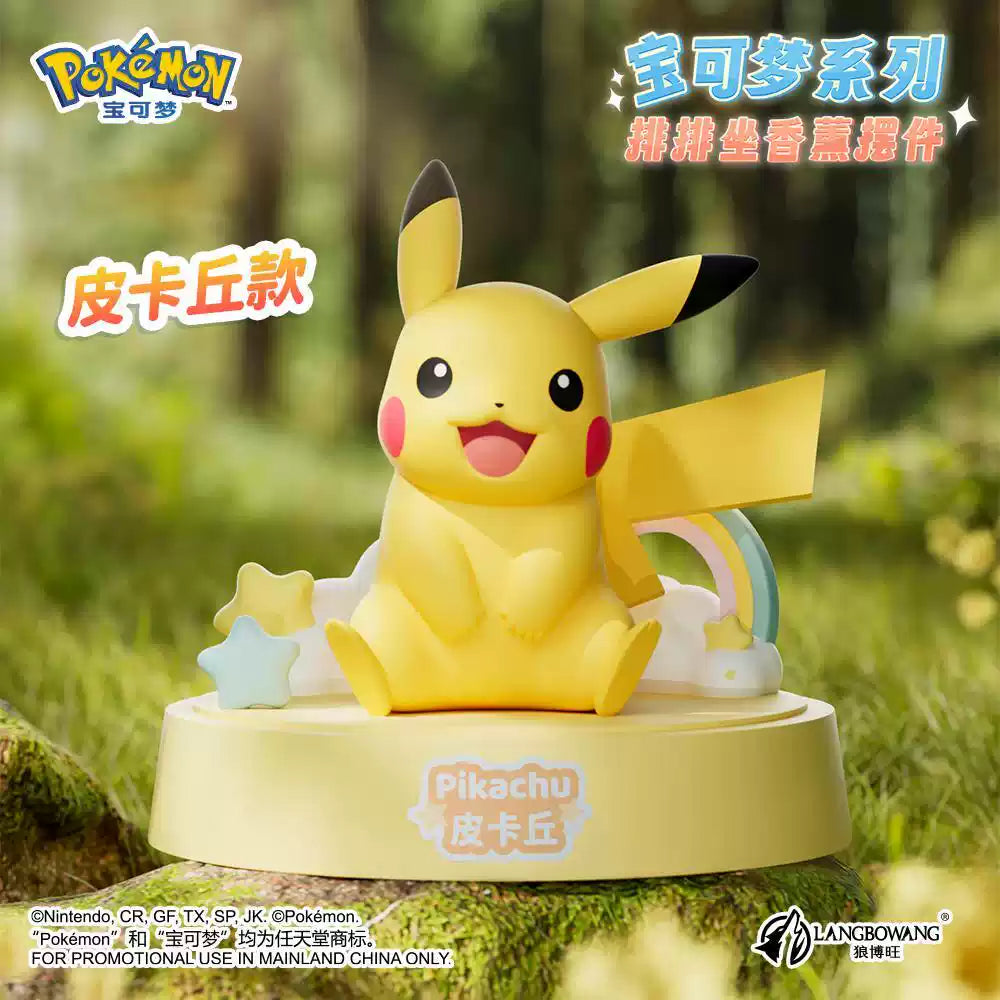 Pokémon Sit-in-a-Row Aromatherapy Figurines LuminaToyz