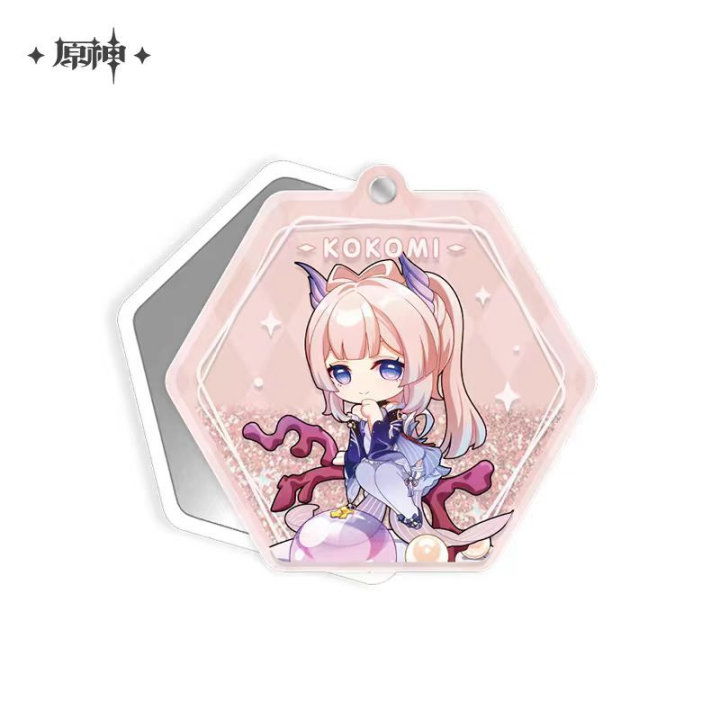 Genshin Impact Sweet Summer Series Liquid Sand Glitter Hand Mirror - miHoYo