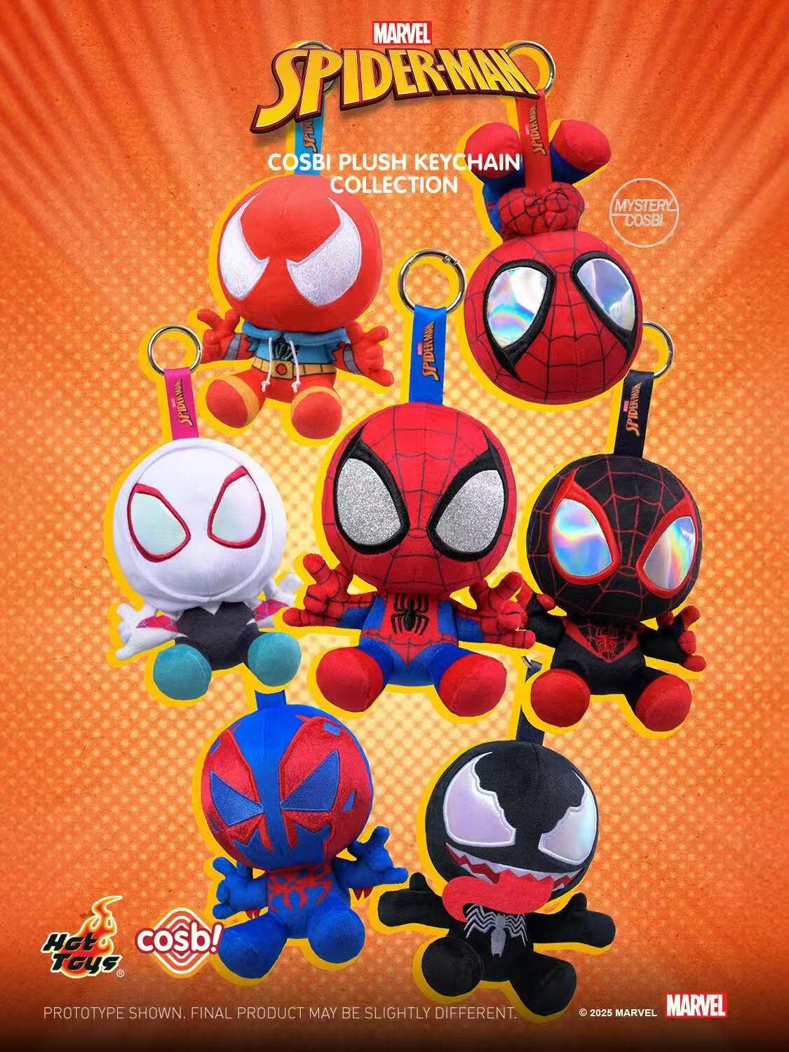 Marvel x Spider-Man COSBI Series Plush Blind Box LDCX HOT TOYS