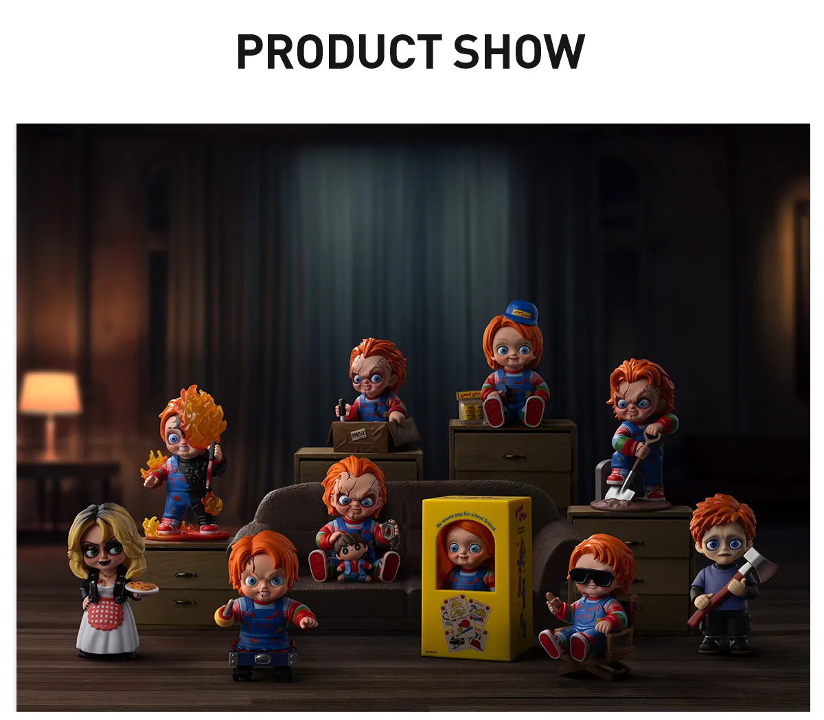 Chucky Franchise Series Figures Blind Box POP MART