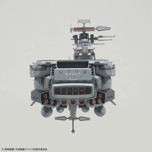 EFCF Earth Defense Hyuga Class Combat Cruiser DCV-01 Hyuga Space Battleship Yamato Model Kit