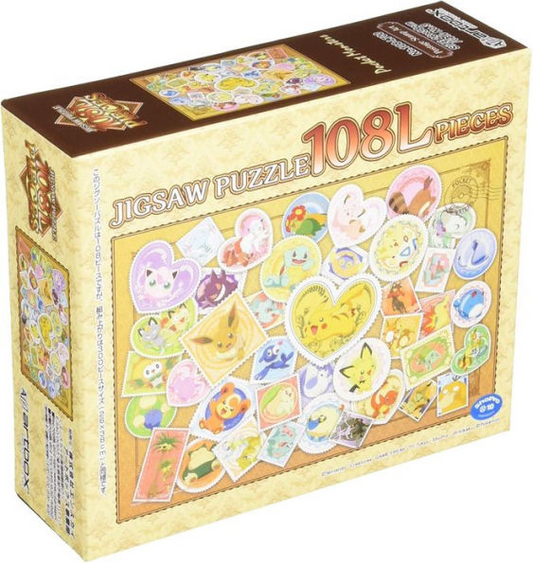 Pokémon Ensky Puzzle PK108-L01 108LP Puzzle - Postage Stamp Art