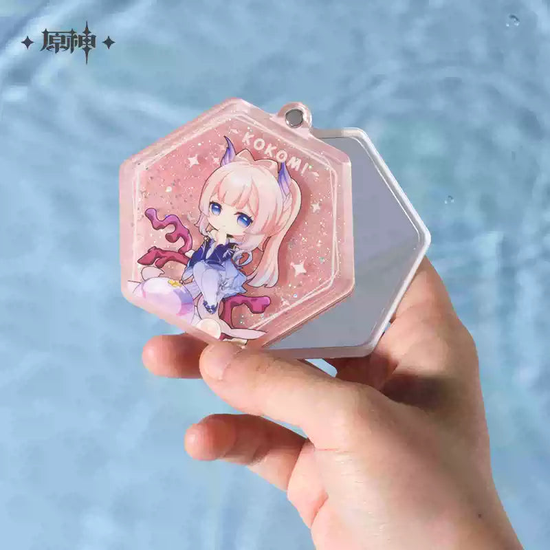 Genshin Impact Sweet Summer Series Liquid Sand Glitter Hand Mirror - miHoYo