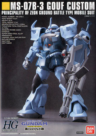 HGUC 117 MS-07B-3 Gouf Custom
