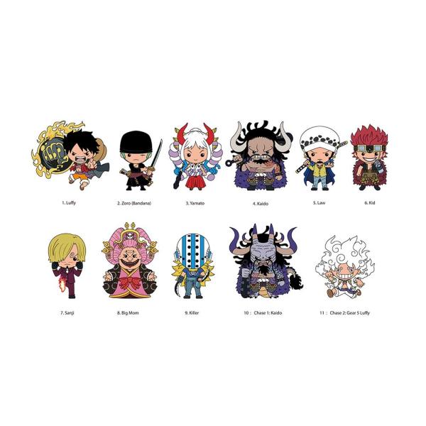 ONE PIECE SERIES 5 3D FOAM BAG CLIP Monogram