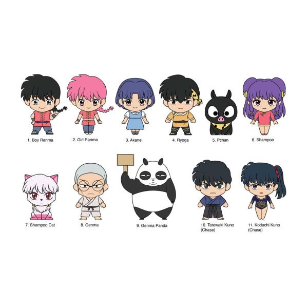 RANMA 1/2 SERIES 1 3D FOAM BAG CLIP Monogram