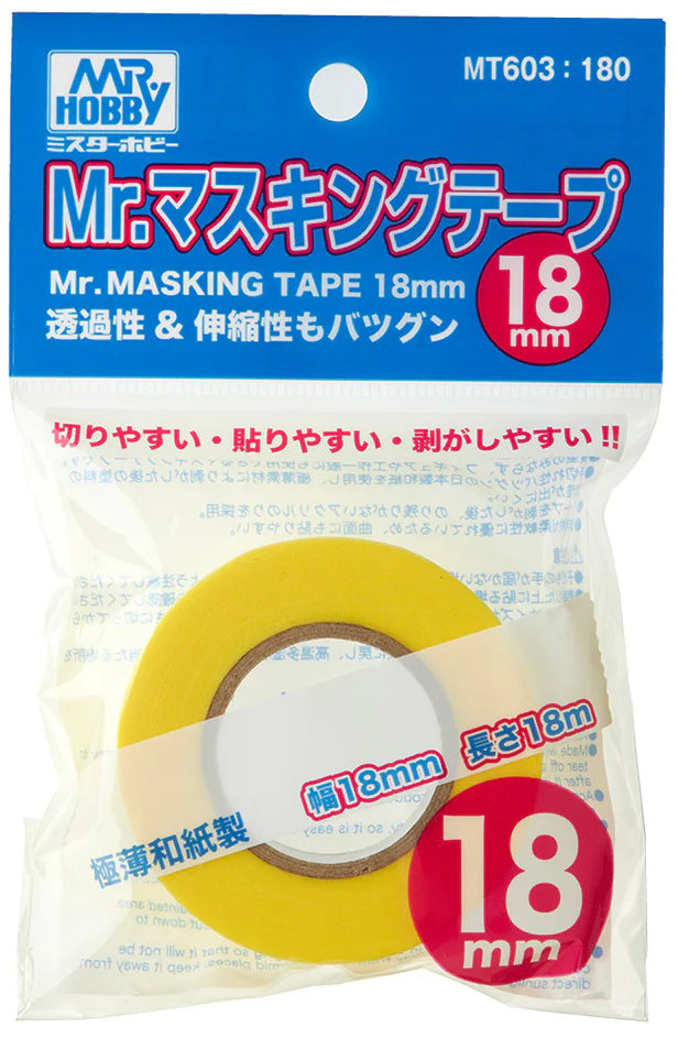 MR.MASKING TAPE MT601 6mm MT602 10mm MT603 18mm