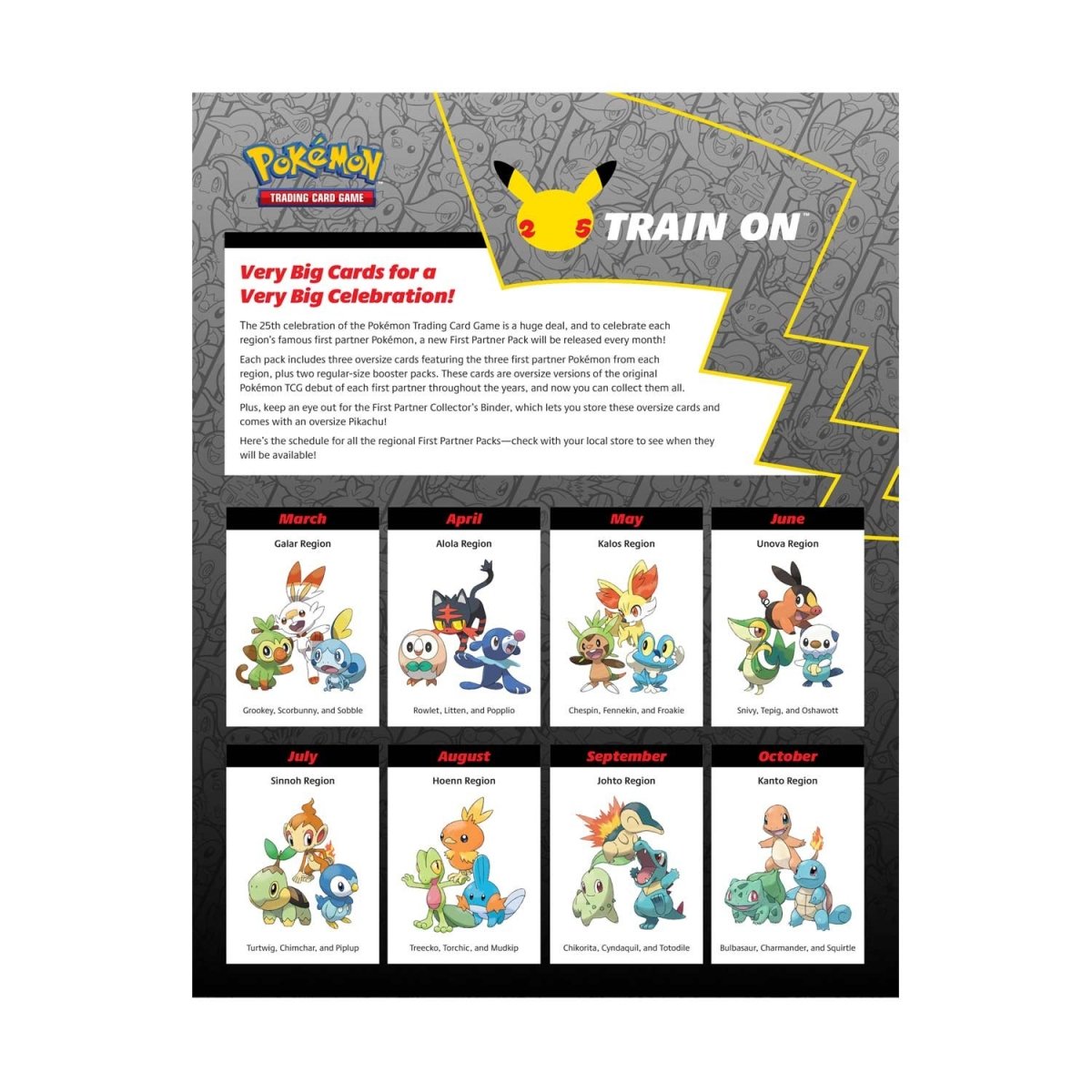 Pokémon TCG: First Partner Collector's Binder (Holds up to 30 oversize Pokémon TCG cards)
