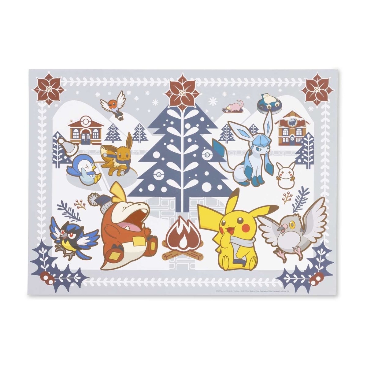 Pokémon Pikachu, Fuecoco & Friends Pokémon Holiday Puzzle (500 Pieces)
