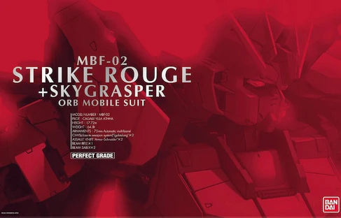 PG MBF-02+AQM/E-X01 Aile Strike Rouge + FX-550 Skygrasper 1/60
