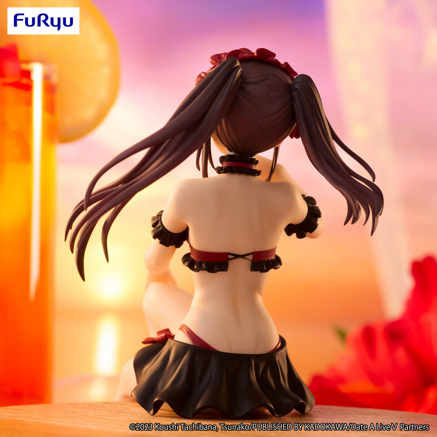 Date A LiveⅤ Noodle Stopper Figure Kurumi Tokisaki Swimsuit ver. Furyu