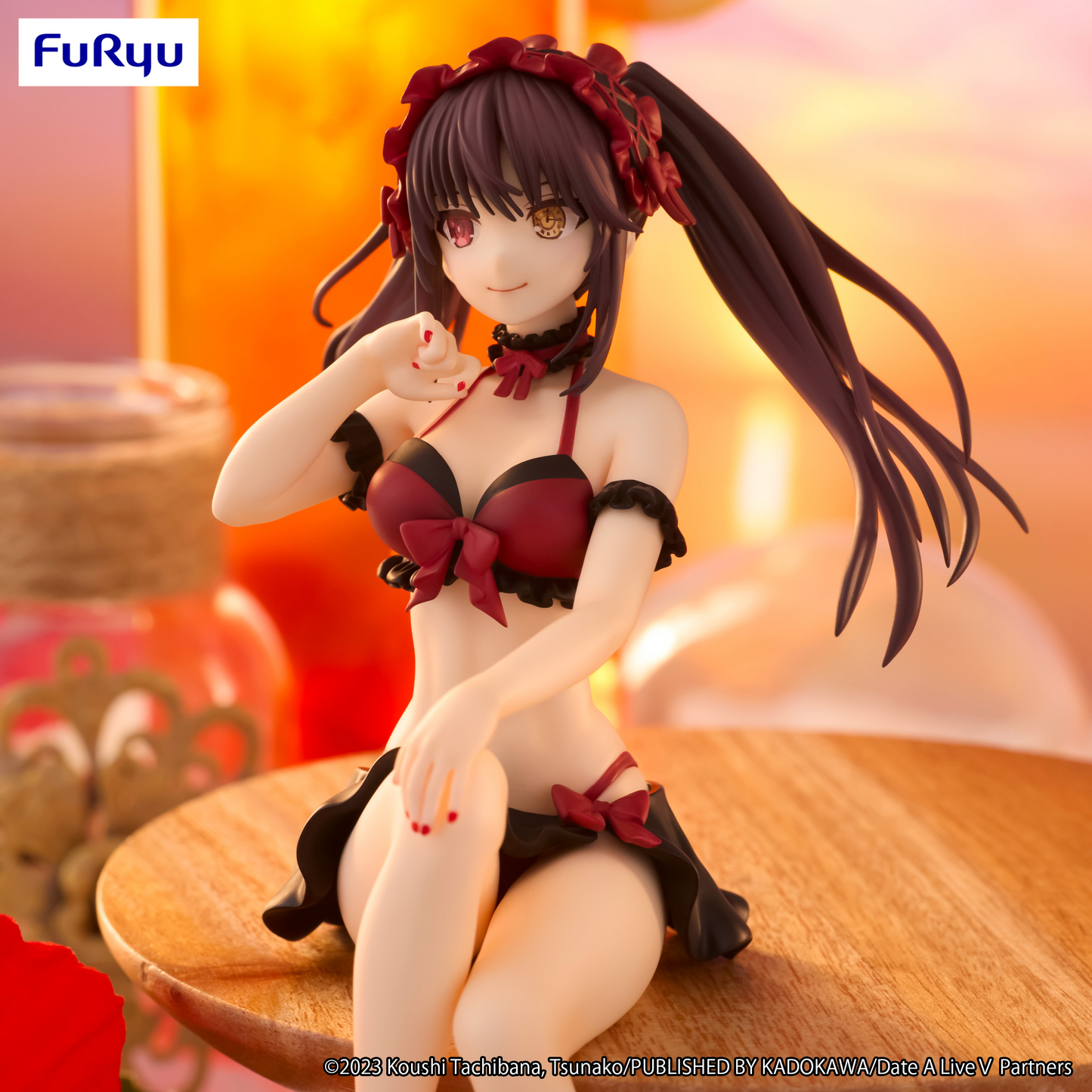 Date A LiveⅤ Noodle Stopper Figure Kurumi Tokisaki Swimsuit ver. Furyu