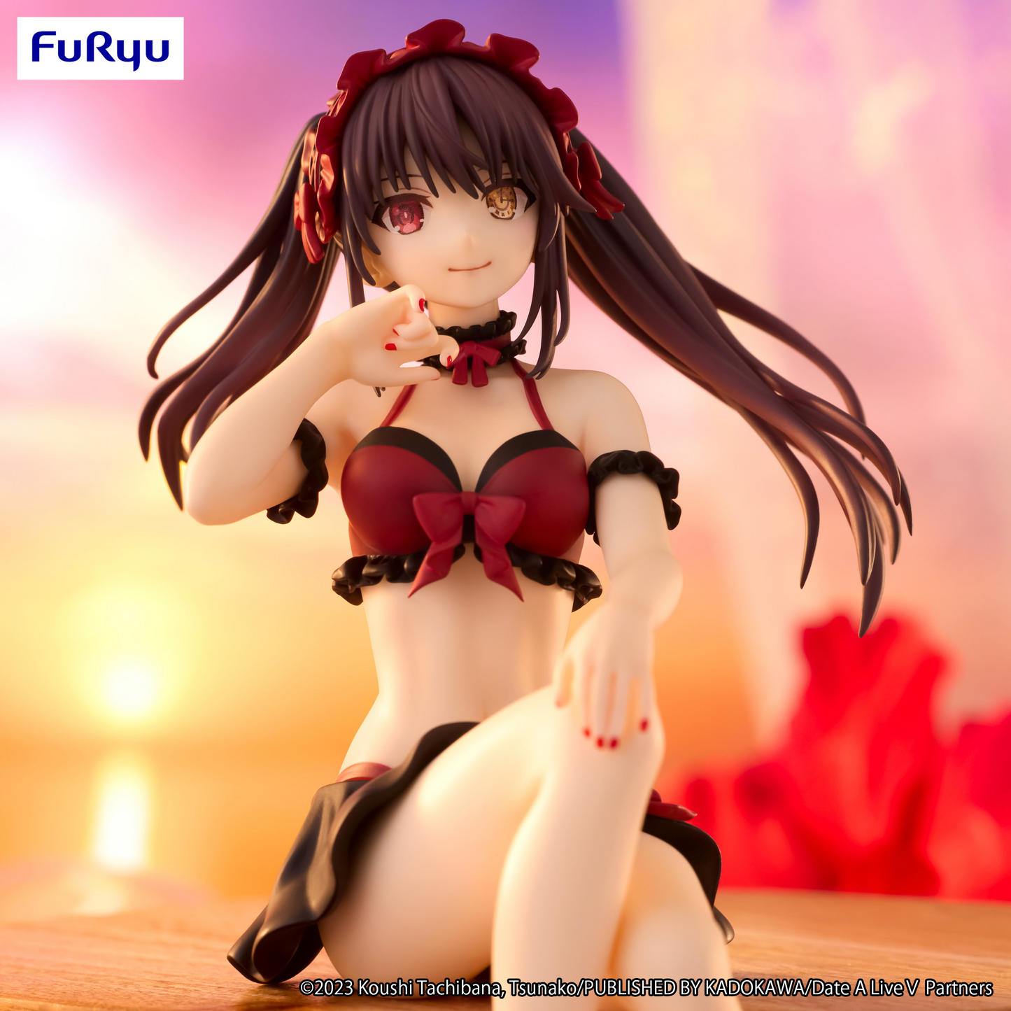 Date A LiveⅤ Noodle Stopper Figure Kurumi Tokisaki Swimsuit ver. Furyu