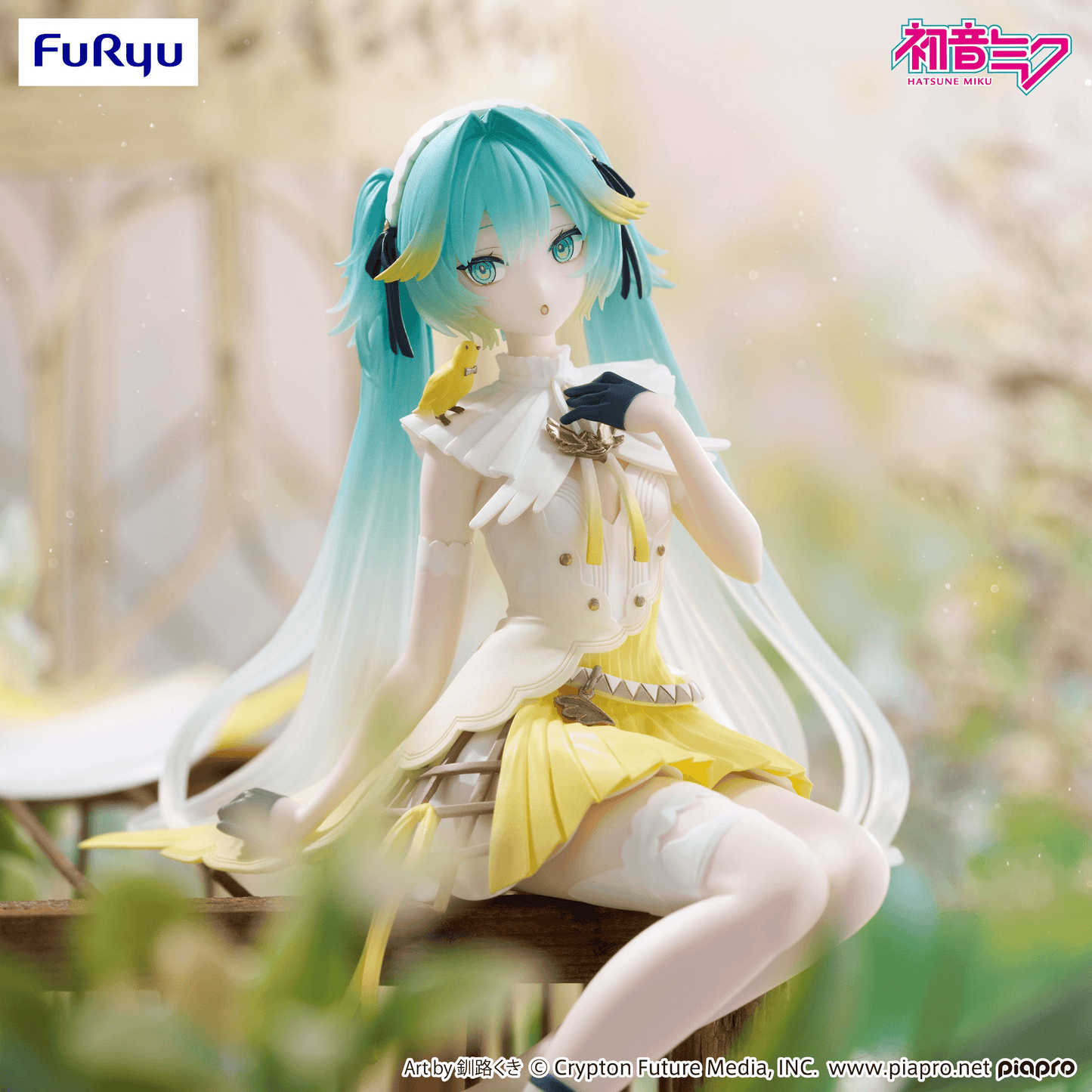 Hatsune Miku Noodle Stopper Figure Canary Bird FuRyu