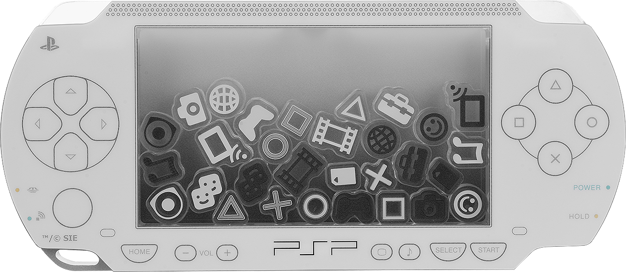 PSP™ (PlayStation™Portable) Rattle Acrylic Stand: White Ver.GOOD SMILE COMPANY