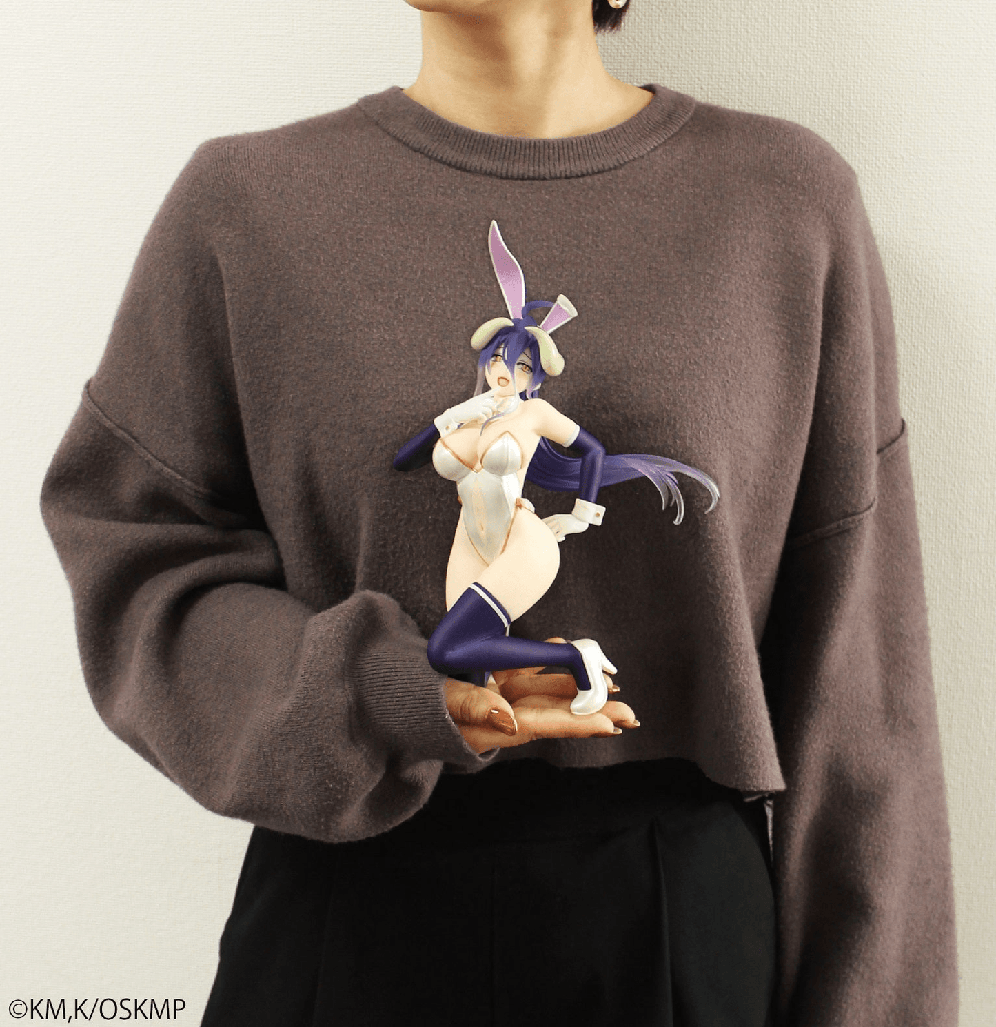 OVERLORD ONE-SEVENTH CARAT FIGURE ALBEDO BUNNY WHITE VER.SYSTEM SERVICE