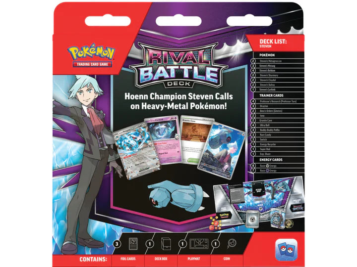 Pokémon RIVAL BATTLE DECKS STEVEN