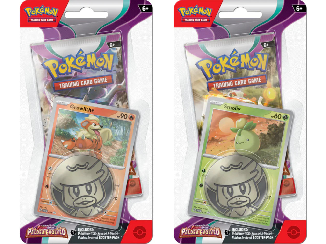 Pokémon TCG: Scarlet & Violet-Paldea Evolved Checklane Blister