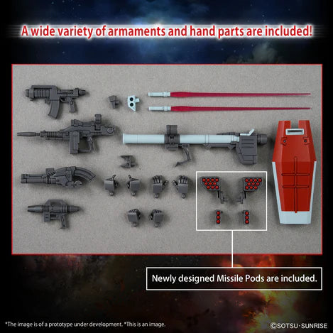 HGGTO The Origin 027 RGM-79 GM (Shoulder Cannon/Missile Pod)
