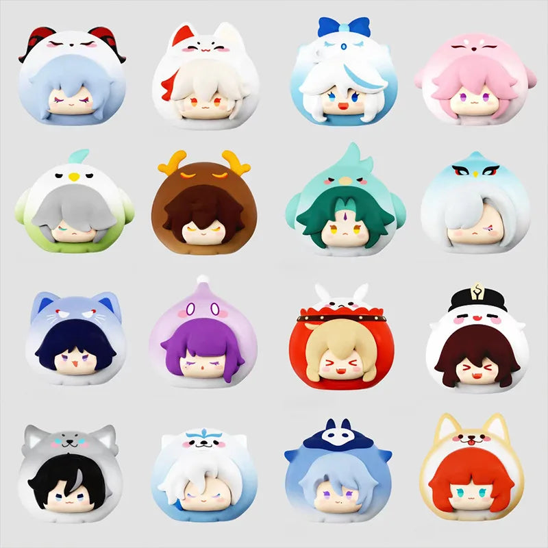 Genshin Impact Furina mini Figurine Q Version Blind Bag miHoYo