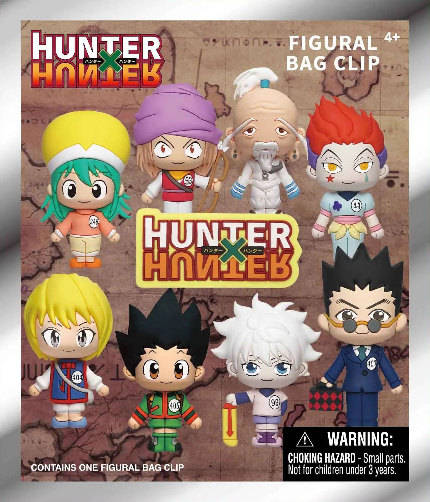 HUNTER X HUNTER SERIES 1 3D FOAM BAG CLIP Monogram