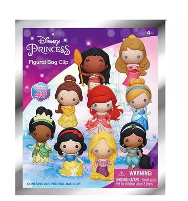 DISNEY PRINCESS 3D FOAM BAG CLIP Monogram