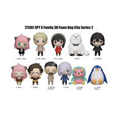 SPY FAMILY SERIES 2 3D FOAM BAG CLIP Monogram