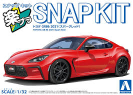 Aoshima 1/32 SNAP KIT #10-SR Toyota GR 86 2021(Spark Red)