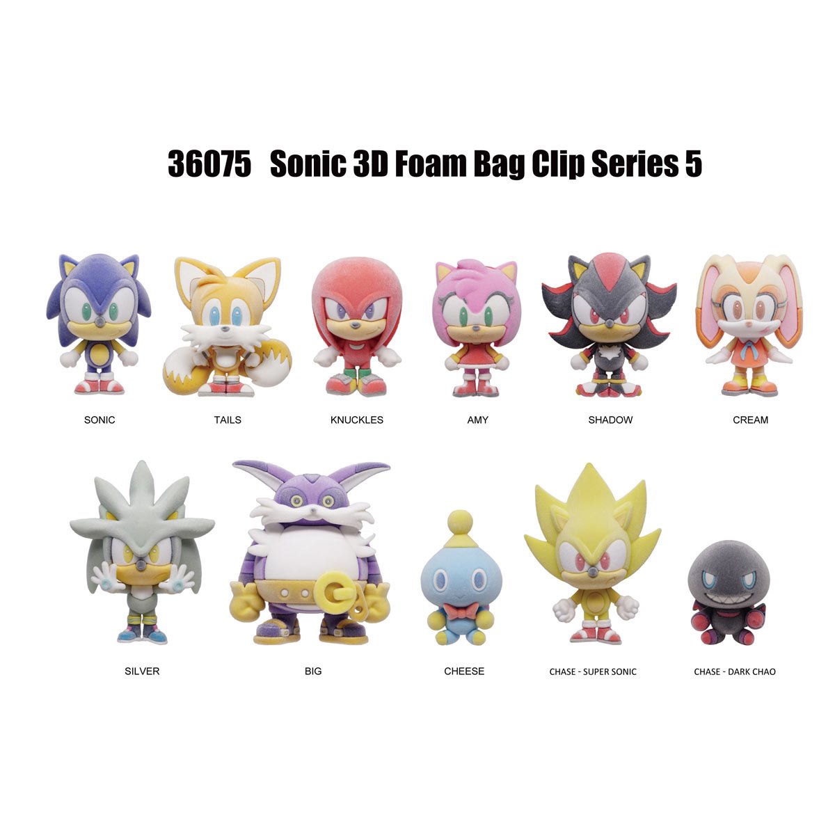 SONIC SERIES 5 3D FOAM BAG CLIP Monogram