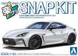 Aoshima 1/32 SNAP KIT #10-CW Toyota GR86 2021 (Crystal White Pearl)