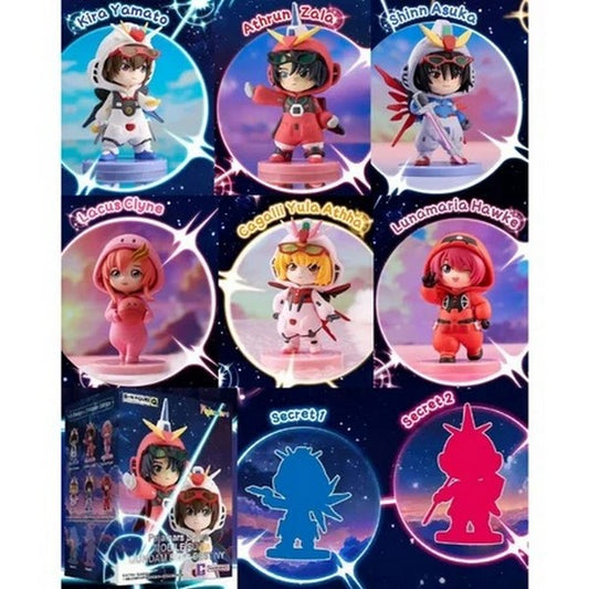 Gundam Mobile Suit Seed Destiny Pyjamas Series Bandai Namco X BN Figure Q Blind Box Mascot Costume