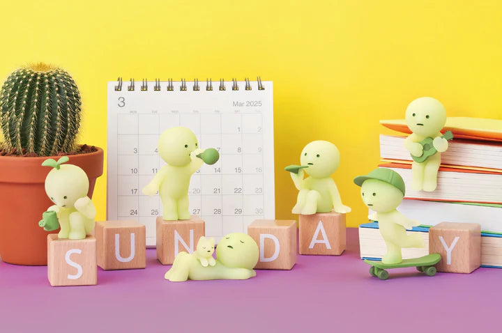 SMISKI Sunday Series Mini Figures GLOW IN THE DARK Blind Box Dreams