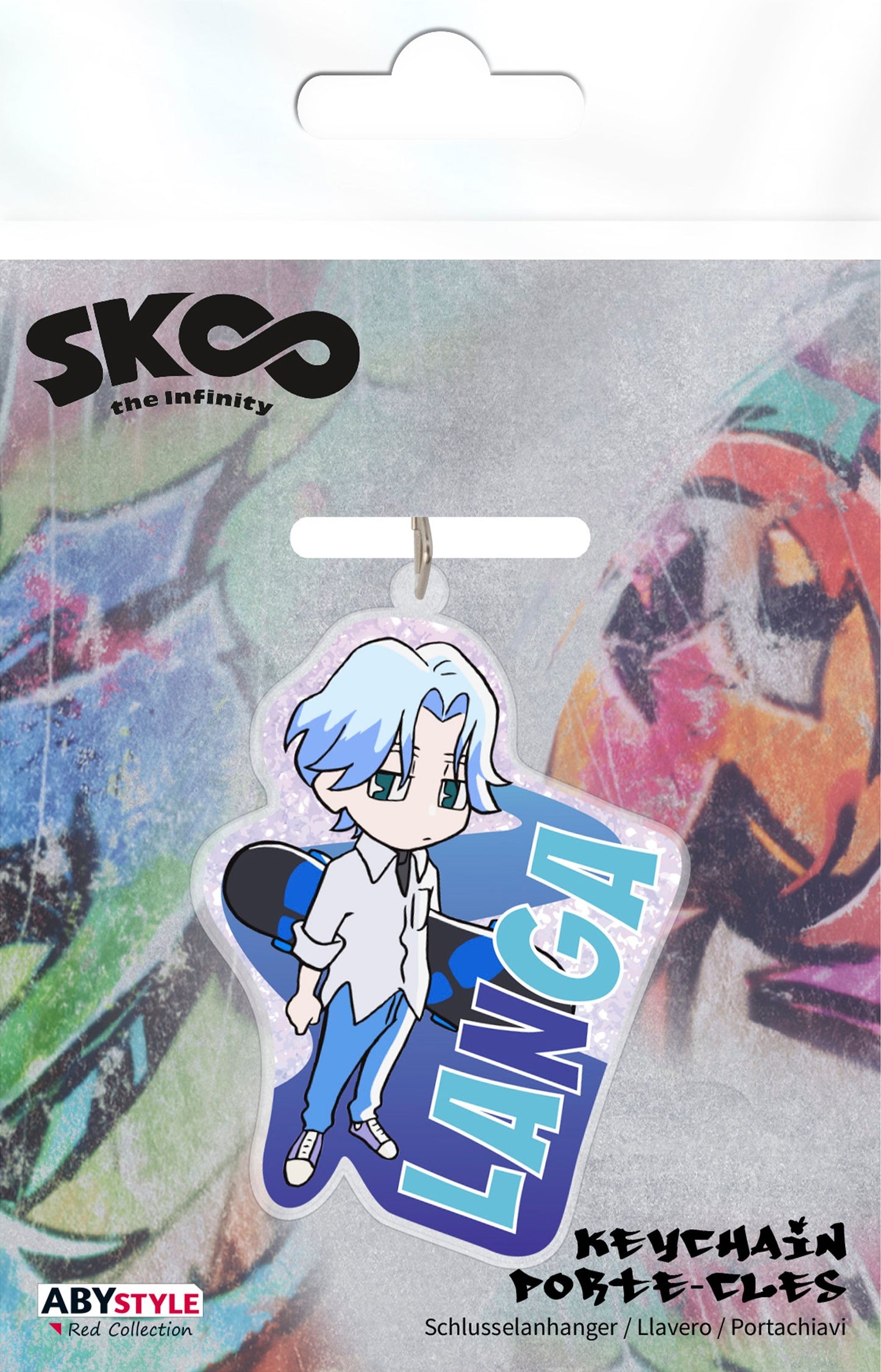 SK8 THE INFINITY ACRYL KEYCHAIN CHIBI LANGA ABYSSE