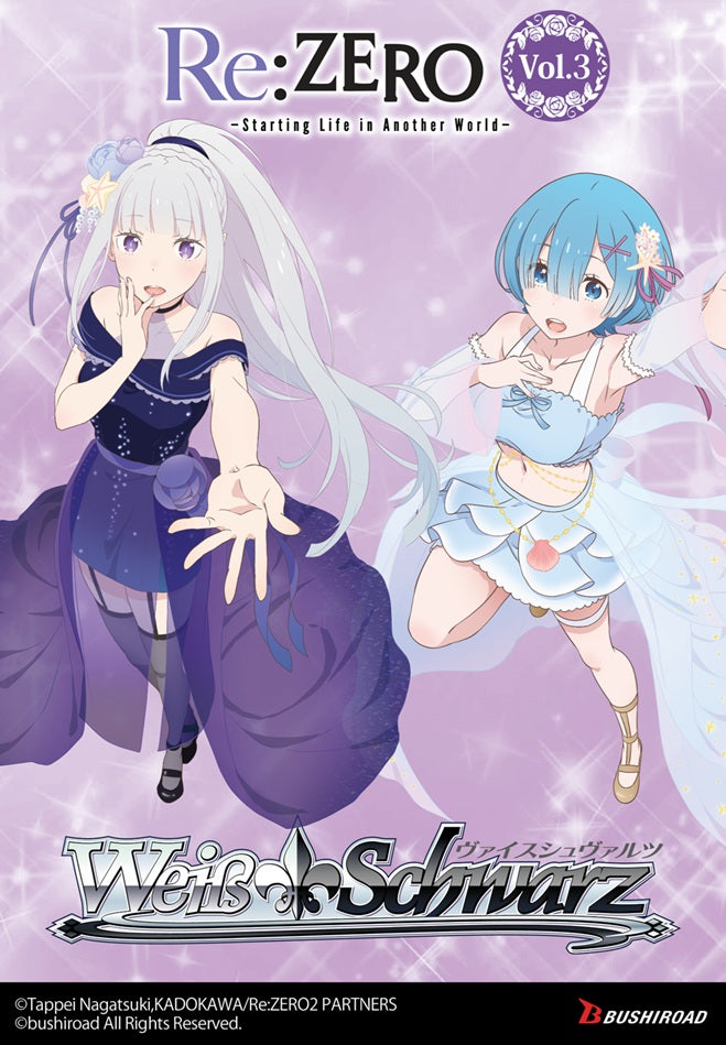 Weiss Schwarz Re:ZERO -Starting Life in Another World- Vol.3 Booster BOX (12 Packs)