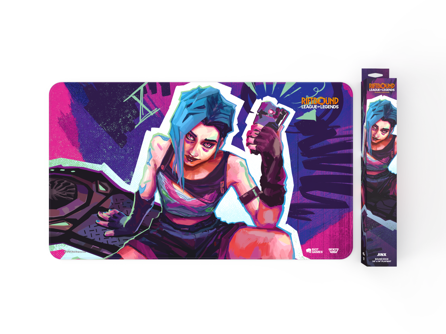 Riftbound League of Legends TCG Origins PLaymat Jinx