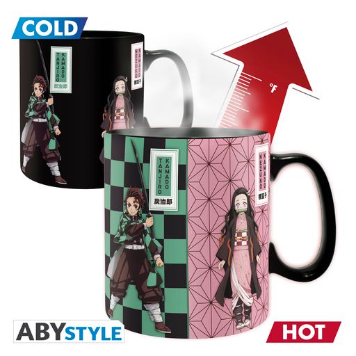 DEMON SLAYER MUG HEAT CHANGE SLAYERS 16 OZ ABYSSE