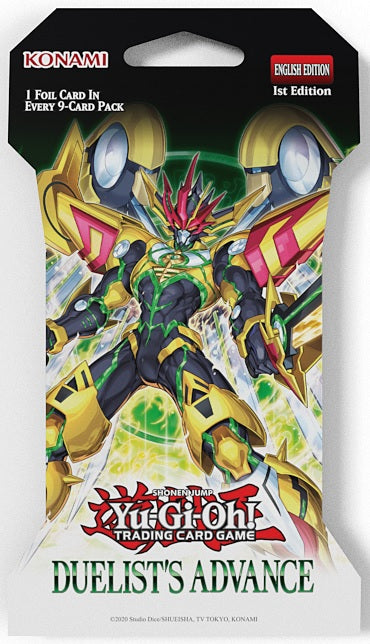Yu-Gi-Oh! YGO Duelist’s Advance Booster 1st Edition Blister Pack